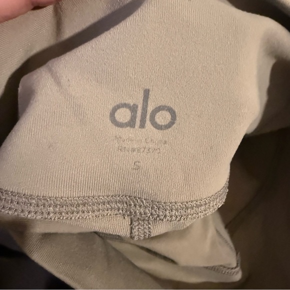 ALO Yoga Tan Mesh Leggings - Picture 9 of 9